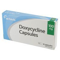 What is the proper dosage of doxycycline for a sinus infection?