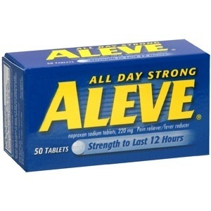 Aleve otc dosage toothache