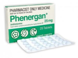 can you take phenergan with antihistamine